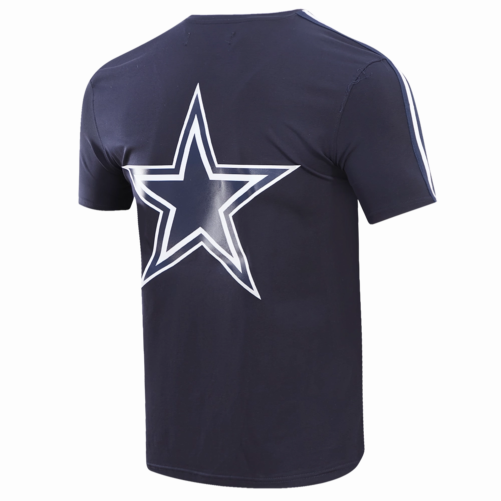 NFL DALLAS COWBOYS LOGO PRO TEAM MEN'S TAPING TEE (MIDNIGHT NAVY)