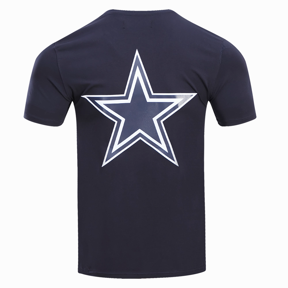 NFL DALLAS COWBOYS LOGO PRO TEAM MEN'S TAPING TEE (MIDNIGHT NAVY)
