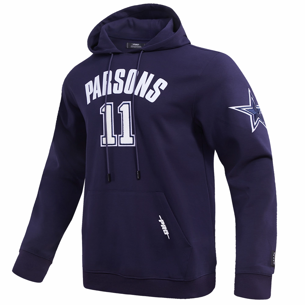NFL DALLAS COWBOYS MICAH PARSONS #11 MEN'S PULLOVER HOODIE (MIDNIGHT NAVY)