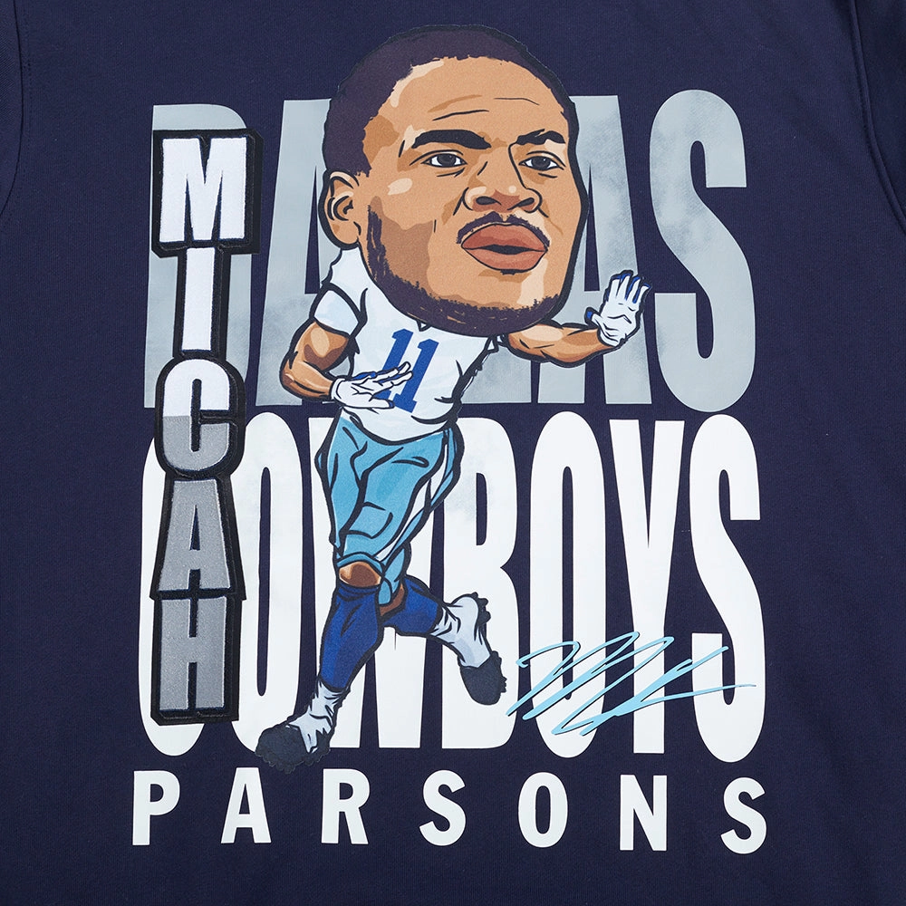 NFL DALLAS COWBOYS MICAH PARSONS #11 REMIX AVATAR MEN'S FLC PO H (MIDNIGHT NAVY)