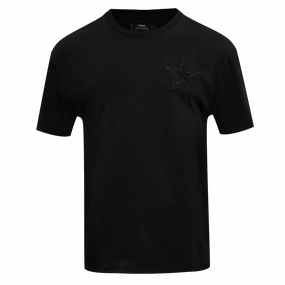 NFL DALLAS COWBOYS NEUTRAL DROP SHOULDER MEN'S TEE (BLACK)