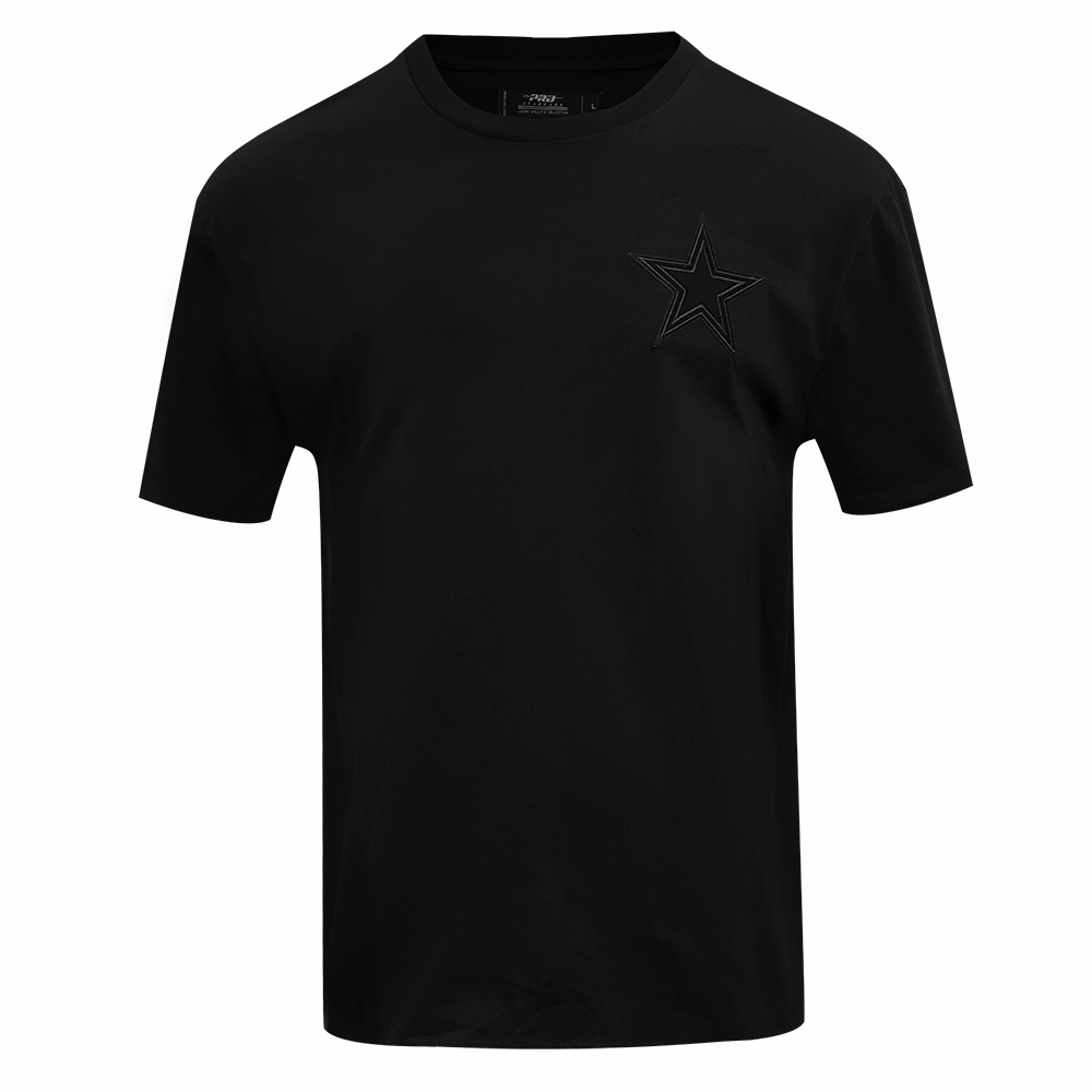 NFL DALLAS COWBOYS NEUTRAL DROP SHOULDER MEN'S TEE (BLACK)
