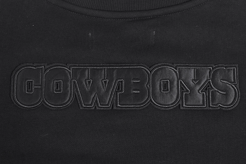 NFL DALLAS COWBOYS NEUTRAL WOMEN'S CREWNECK (BLACK)