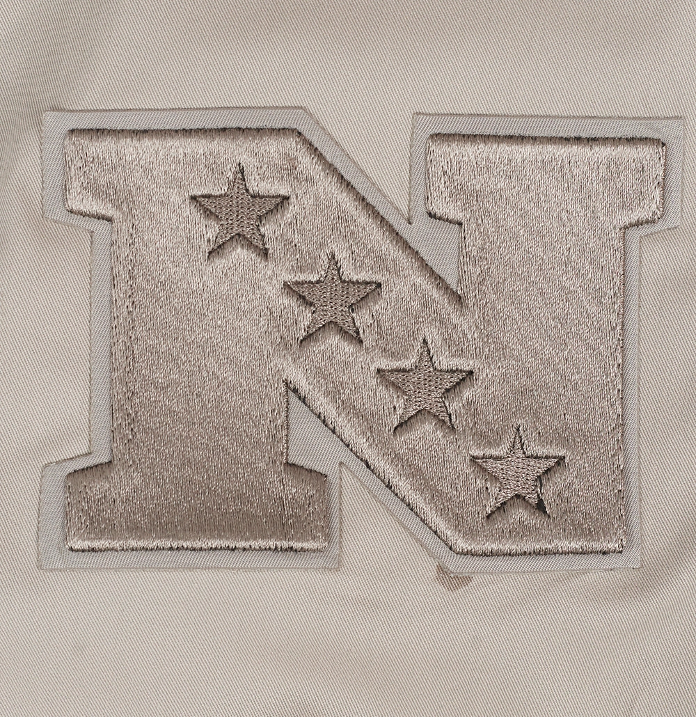 NFL DALLAS COWBOYS NEUTRAL WOMEN'S TWILL JACKET (TAUPE)
