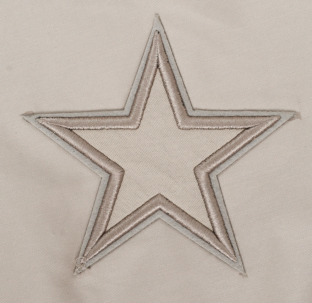 NFL DALLAS COWBOYS NEUTRAL WOMEN'S TWILL JACKET (TAUPE)