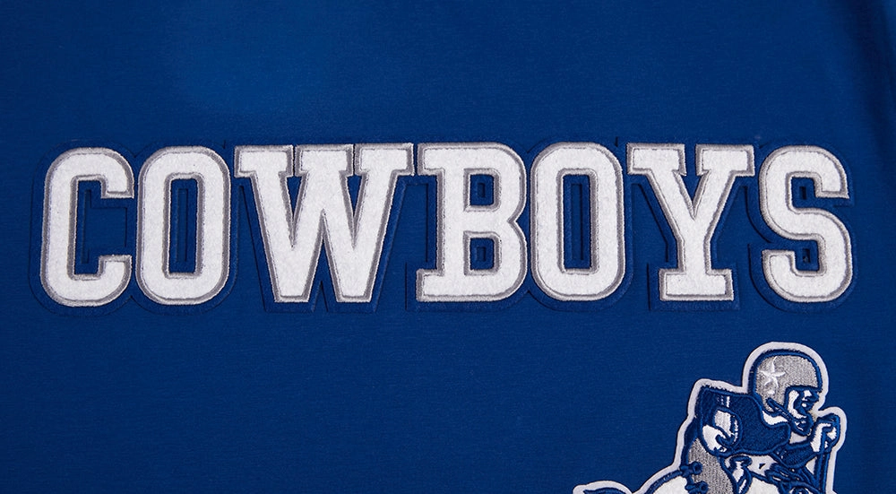 NFL DALLAS COWBOYS RETRO CLASSIC MEN'S STRIPED TEE (DODGER BLUE)
