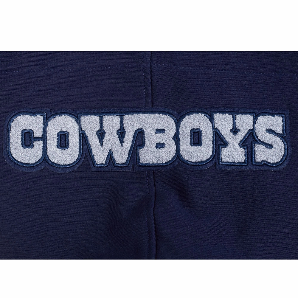 NFL DALLAS COWBOYS SOUVENIR MEN'S FLEECE PULLOVER HOODIE (MIDNIGHT NAVY)