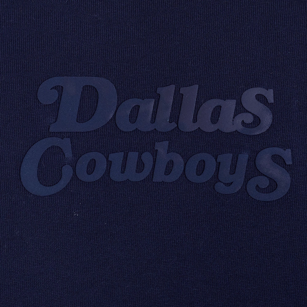 NFL DALLAS COWBOYS SOUVENIR MEN'S FLEECE PULLOVER HOODIE (MIDNIGHT NAVY)