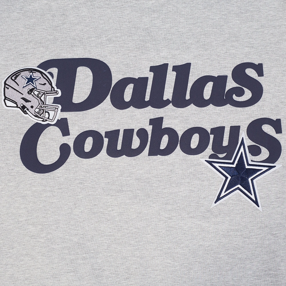 NFL DALLAS COWBOYS SOUVENIR MEN'S SINGLE JERSEY TEE (HEATHER GREY)