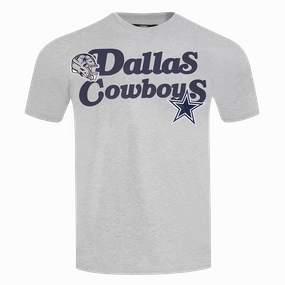 NFL DALLAS COWBOYS SOUVENIR MEN'S SINGLE JERSEY TEE (HEATHER GREY)