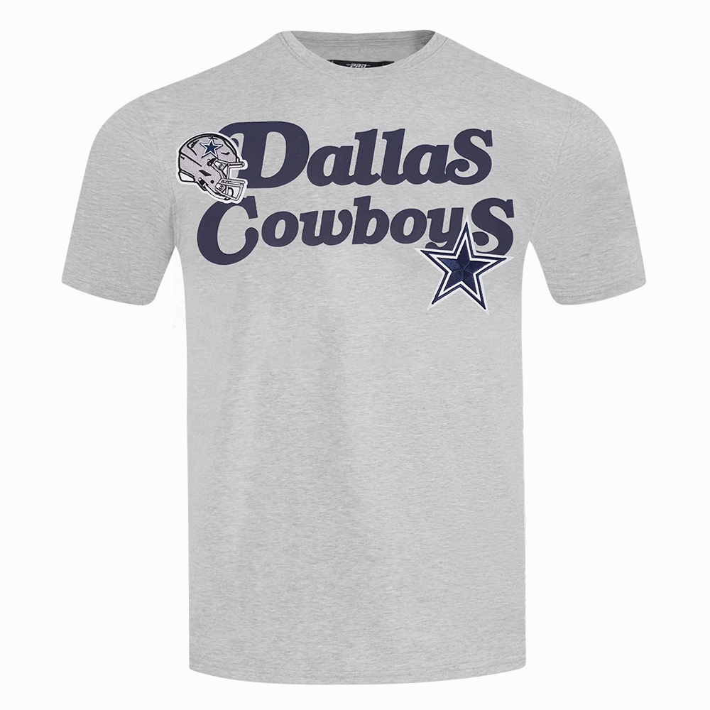NFL DALLAS COWBOYS SOUVENIR MEN'S SINGLE JERSEY TEE (HEATHER GREY)