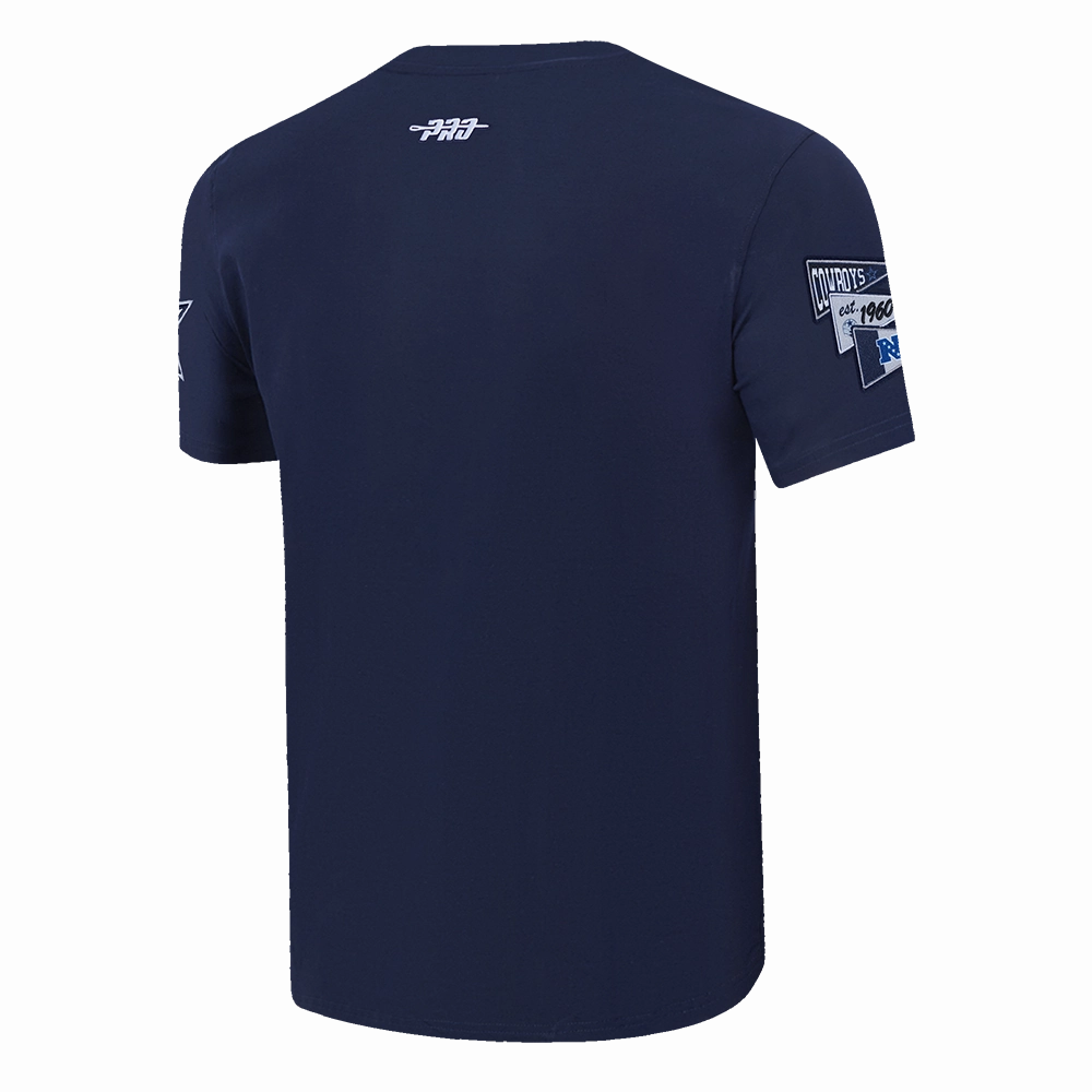 NFL DALLAS COWBOYS TEAM PENNANTS MEN'S   TEE (MIDNIGHT NAVY)