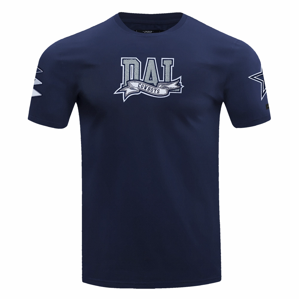 NFL DALLAS COWBOYS TEAM PENNANTS MEN'S   TEE (MIDNIGHT NAVY)