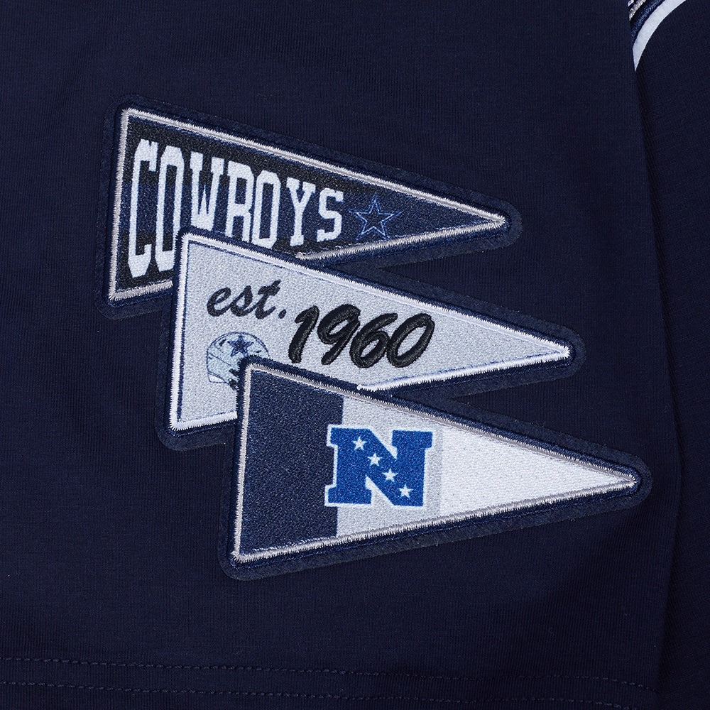 NFL DALLAS COWBOYS TEAM PENNANTS MEN'S   TEE (MIDNIGHT NAVY)