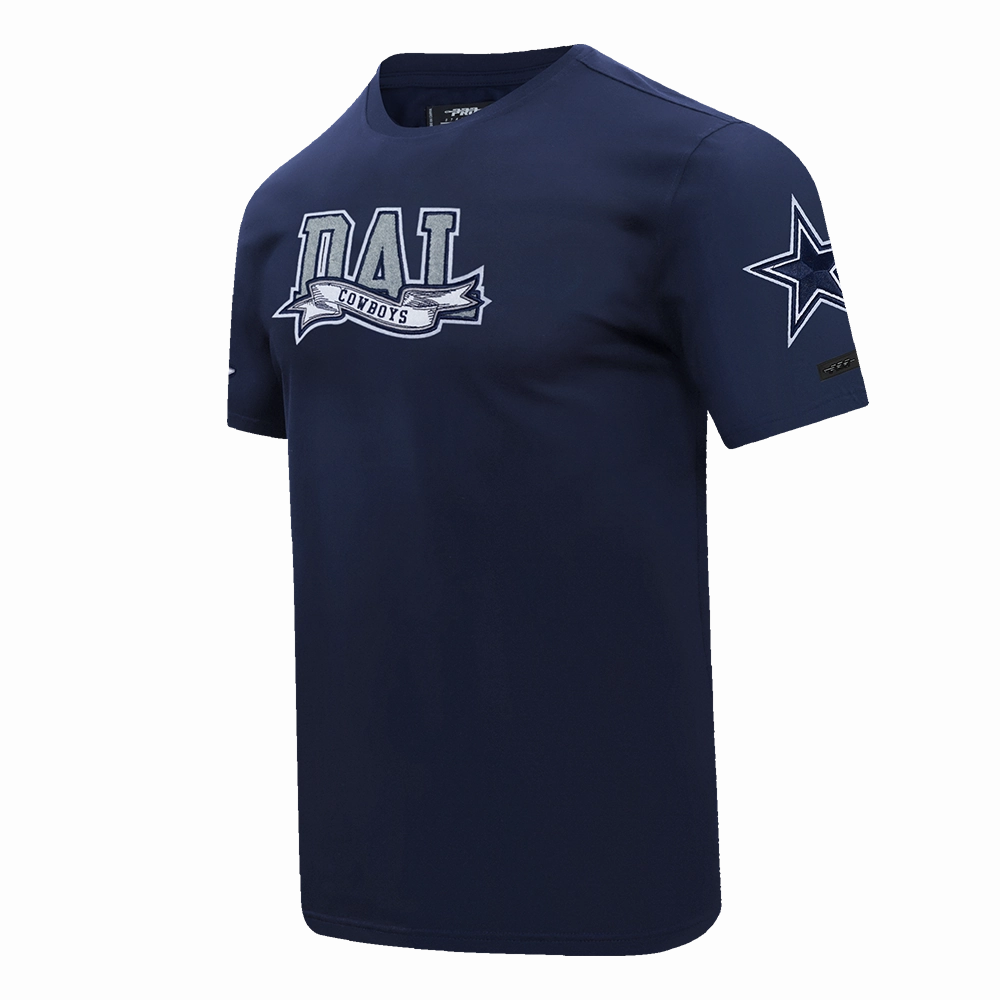 NFL DALLAS COWBOYS TEAM PENNANTS MEN'S   TEE (MIDNIGHT NAVY)