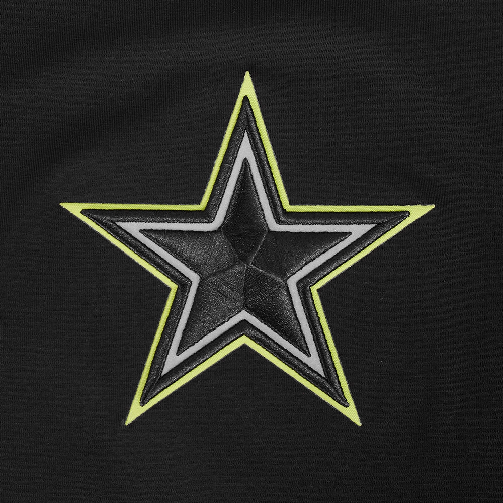 NFL DALLAS COWBOYS UNDER THE LIGHTS MEN'S SINGLE JERSEY TEE (BLACK)