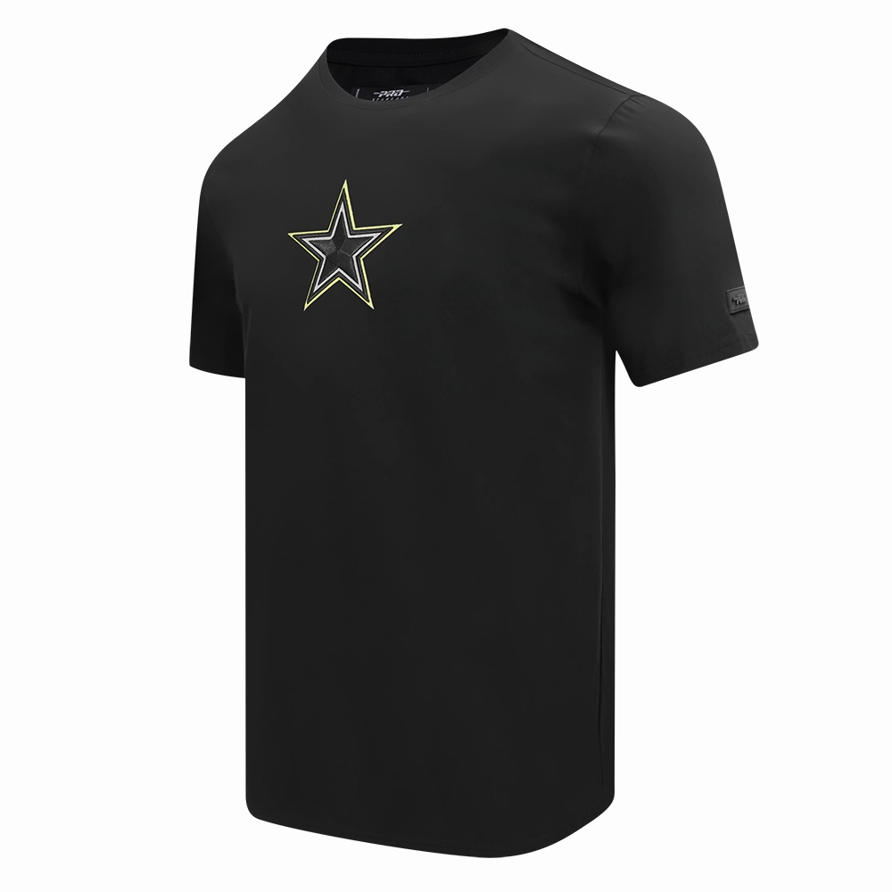 NFL DALLAS COWBOYS UNDER THE LIGHTS MEN'S SINGLE JERSEY TEE (BLACK)