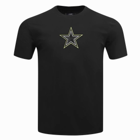 NFL DALLAS COWBOYS UNDER THE LIGHTS MEN'S SINGLE JERSEY TEE (BLACK)
