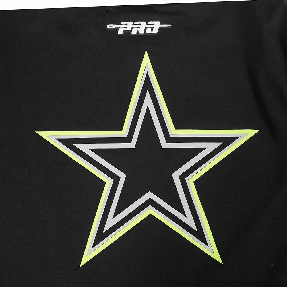 NFL DALLAS COWBOYS UNDER THE LIGHTS MEN'S SINGLE JERSEY TEE (BLACK)