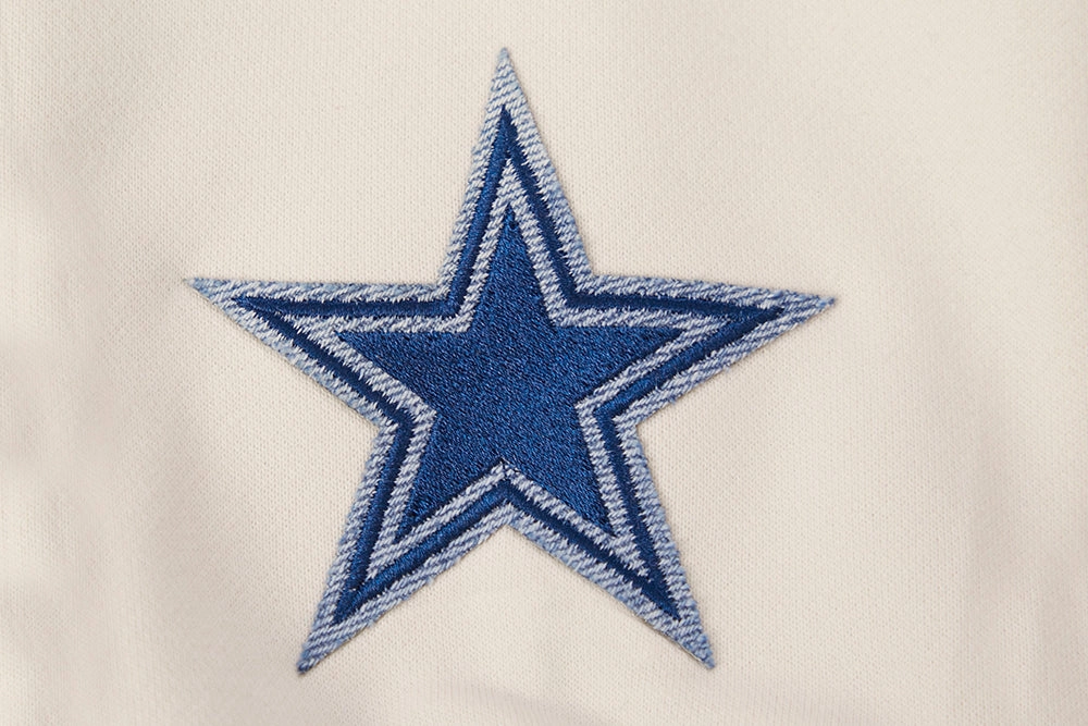 NFL DALLAS COWBOYS VARSITY BLUES WOMEN'S CREWNECK (LINEN)