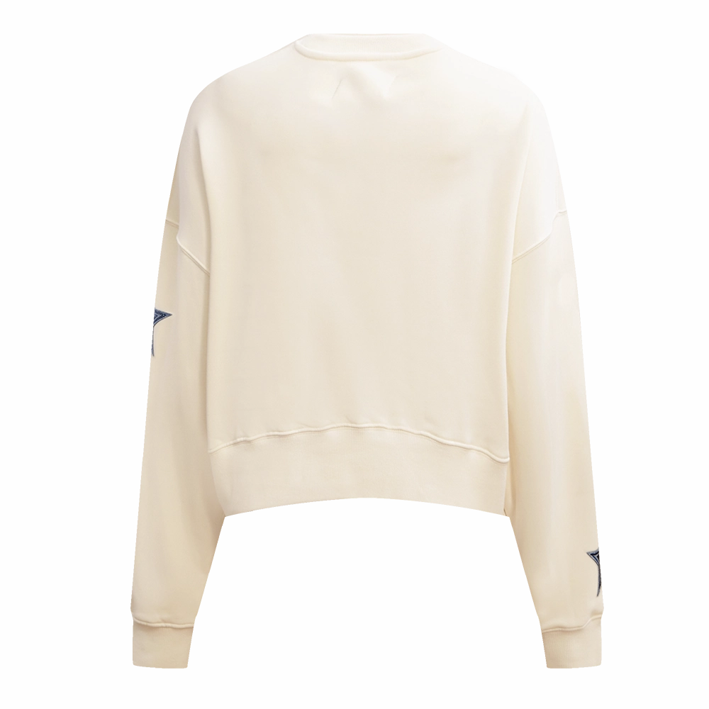 NFL DALLAS COWBOYS VARSITY BLUES WOMEN'S CREWNECK (LINEN)