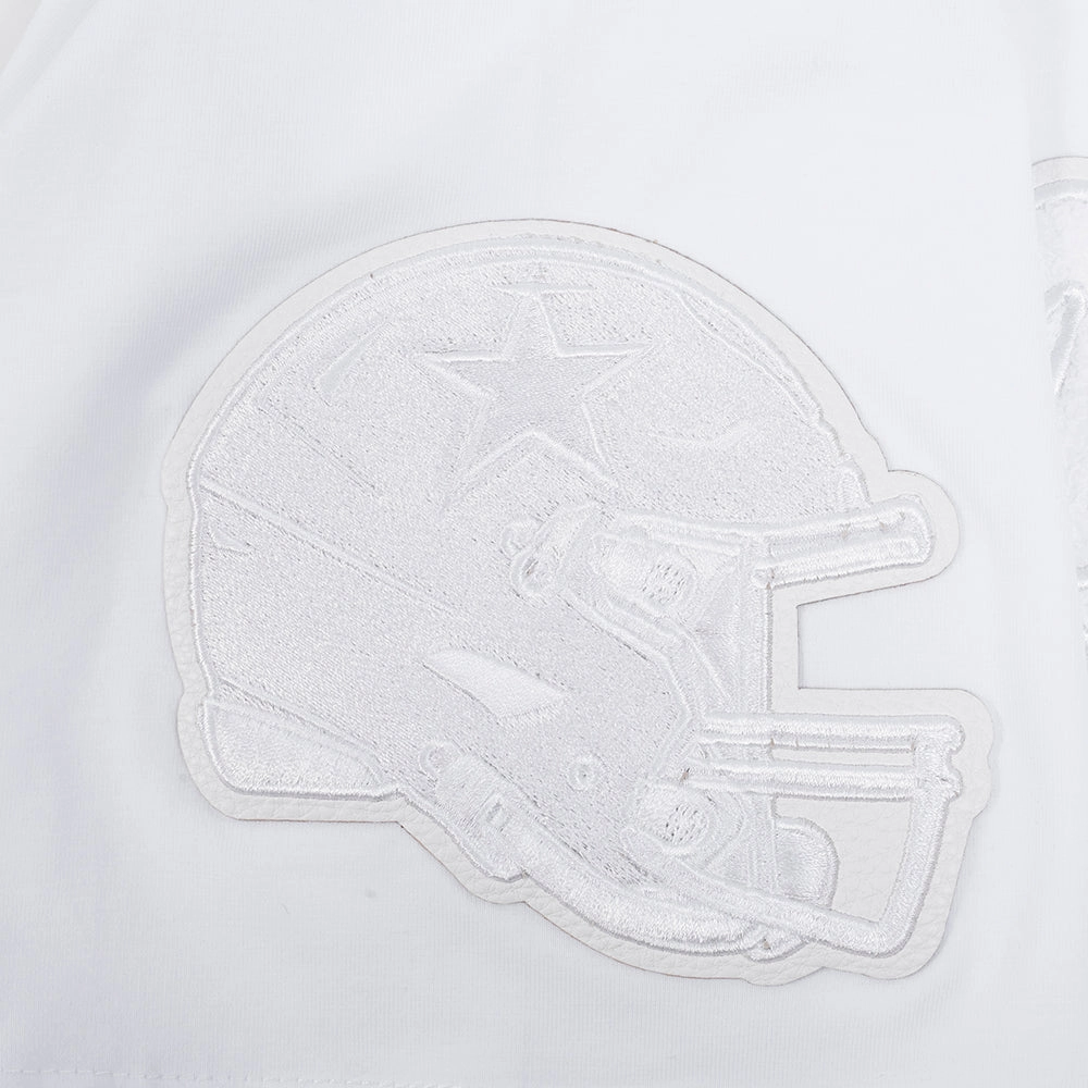 NFL DALLAS COWBOYS WHITE OUT MEN'S SINGLE JERSEY TEE (WHITE)