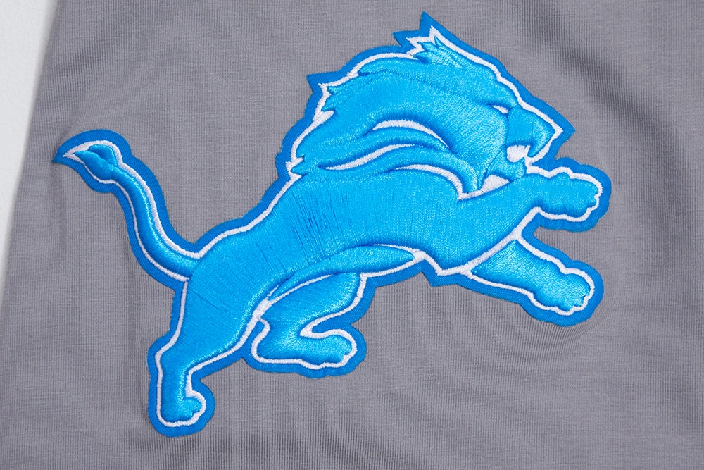 NFL DETROIT LIONS CLASSIC CHENILLE MEN'S   TEE (GRAY)