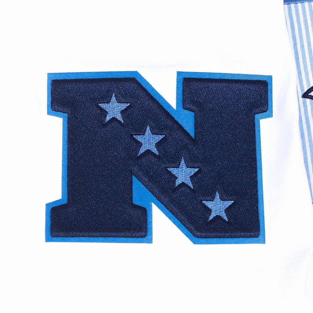 NFL DETROIT LIONS COUNTRY CLUB MEN'S COTTON JERSEY DROP SHOULDER TEE (WHITE)