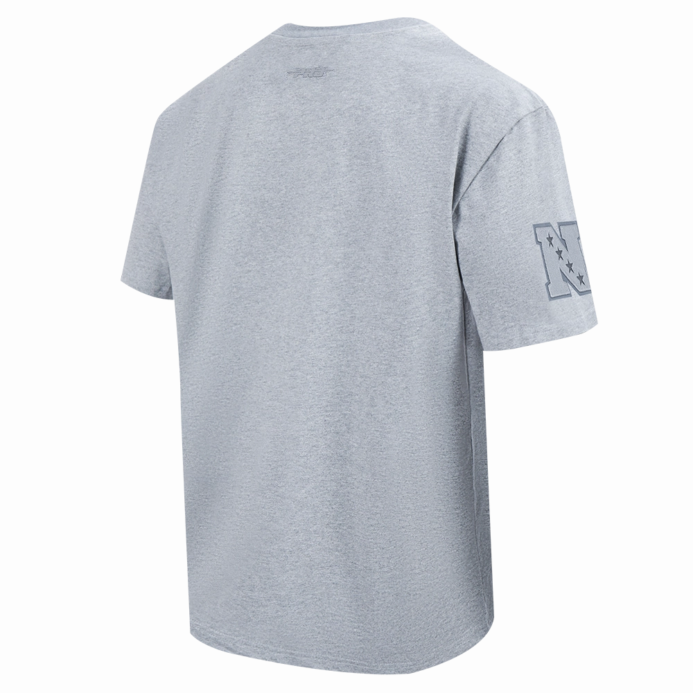 NFL DETROIT LIONS NEUTRAL MEN'S DROP SHOULDER TEE (DARK HEATHER GRAY)