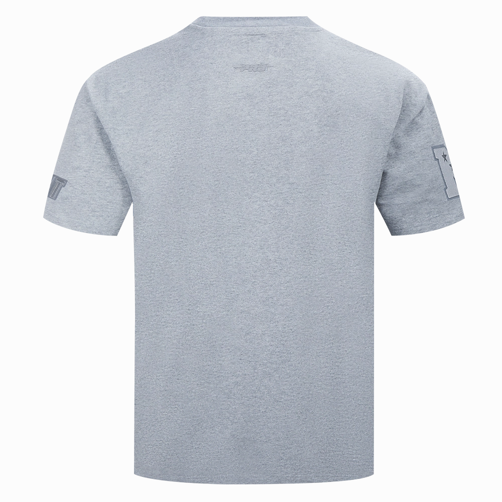 NFL DETROIT LIONS NEUTRAL MEN'S DROP SHOULDER TEE (DARK HEATHER GRAY)