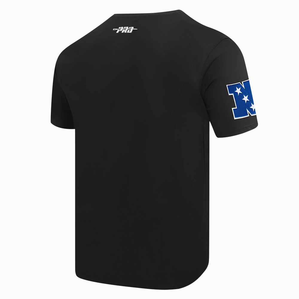 NFL DETROIT LIONS RETRO ELEVATION MEN'S SINGLE JERSEY TEE (BLACK)