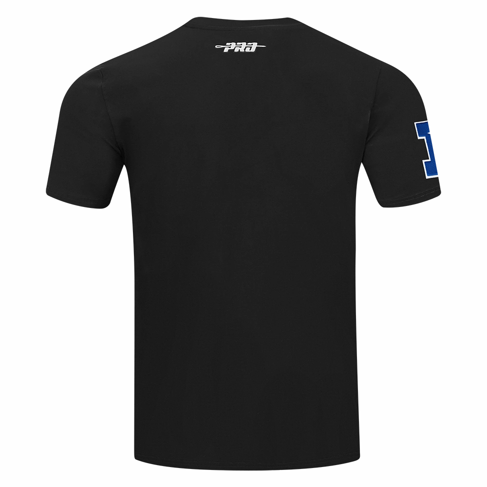 NFL DETROIT LIONS RETRO ELEVATION MEN'S SINGLE JERSEY TEE (BLACK)