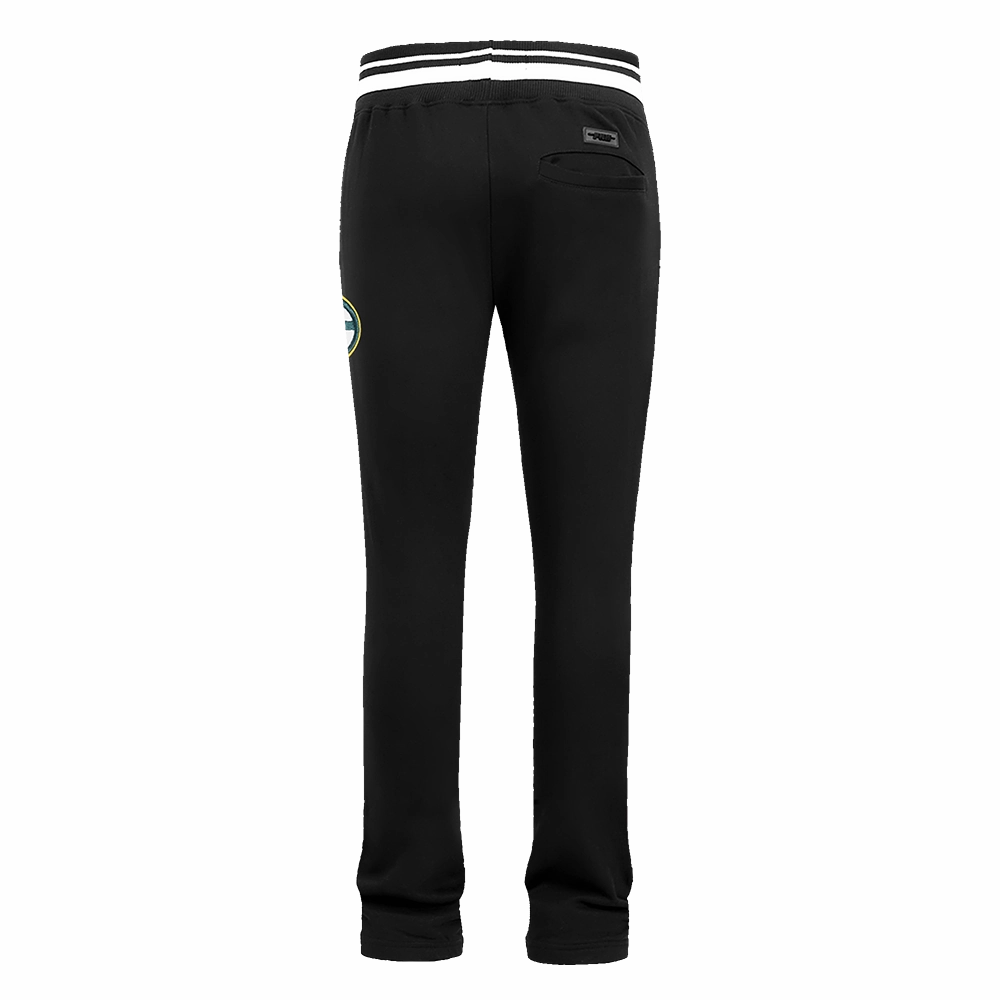 NFL GREEN BAY PACKERS MASHUP MEN'S RIB SWEATPANT (BLACK)