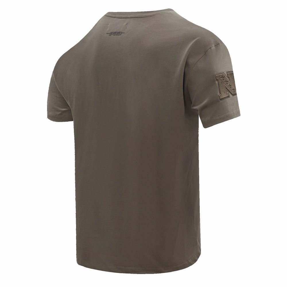 NFL GREEN BAY PACKERS NEUTRAL MEN'S DROP SHOULDER TEE (DARK TAUPE)