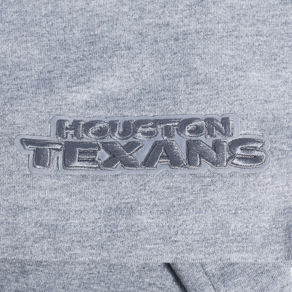 NFL HOUSTON TEXANS NEUTRAL MEN'S CJ DROP SHOULDER TEE (DARK HEATHER GRAY)