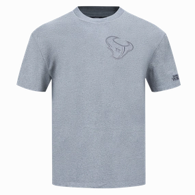 NFL HOUSTON TEXANS NEUTRAL MEN'S CJ DROP SHOULDER TEE (DARK HEATHER GRAY)