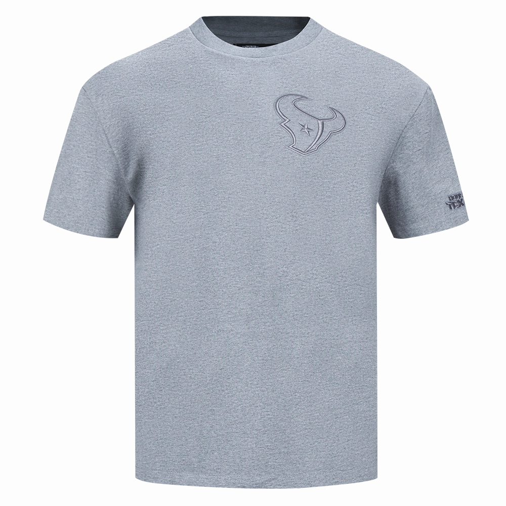 NFL HOUSTON TEXANS NEUTRAL MEN'S CJ DROP SHOULDER TEE (DARK HEATHER GRAY)