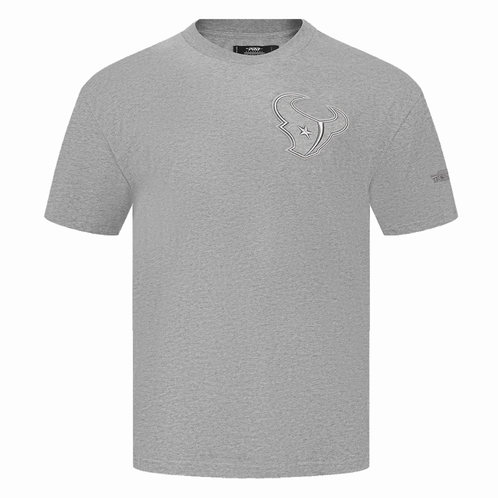 NFL HOUSTON TEXANS NEUTRAL MEN'S DROP SHOULDER TEE (DARK HEATHER GRAY)