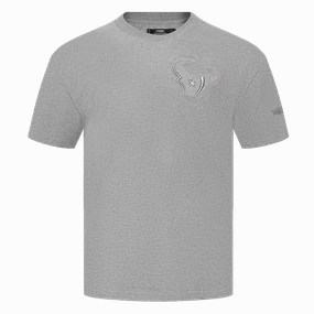 NFL HOUSTON TEXANS NEUTRAL MEN'S DROP SHOULDER TEE (DARK HEATHER GRAY)
