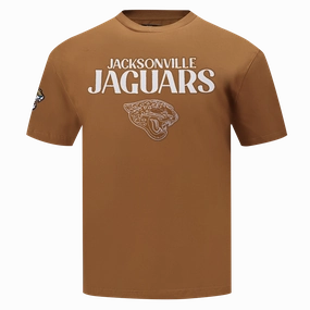NFL JACKSONVILLE JAGUARS MEN'S DROP SHOULDER TEE (CLAY BROWN)