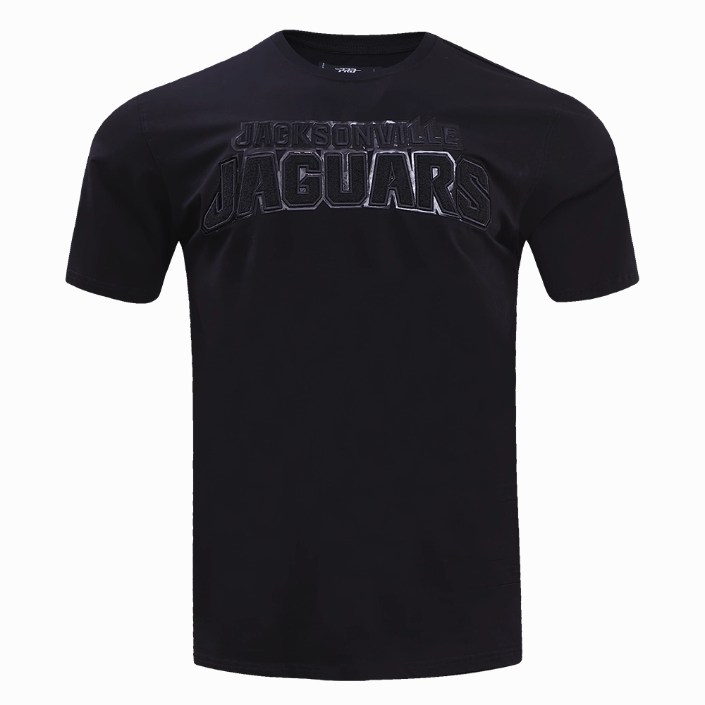 NFL JACKSONVILLE JAGUARS TRIPLE BLACK MEN'S TEE (TRIPLE BLACK)