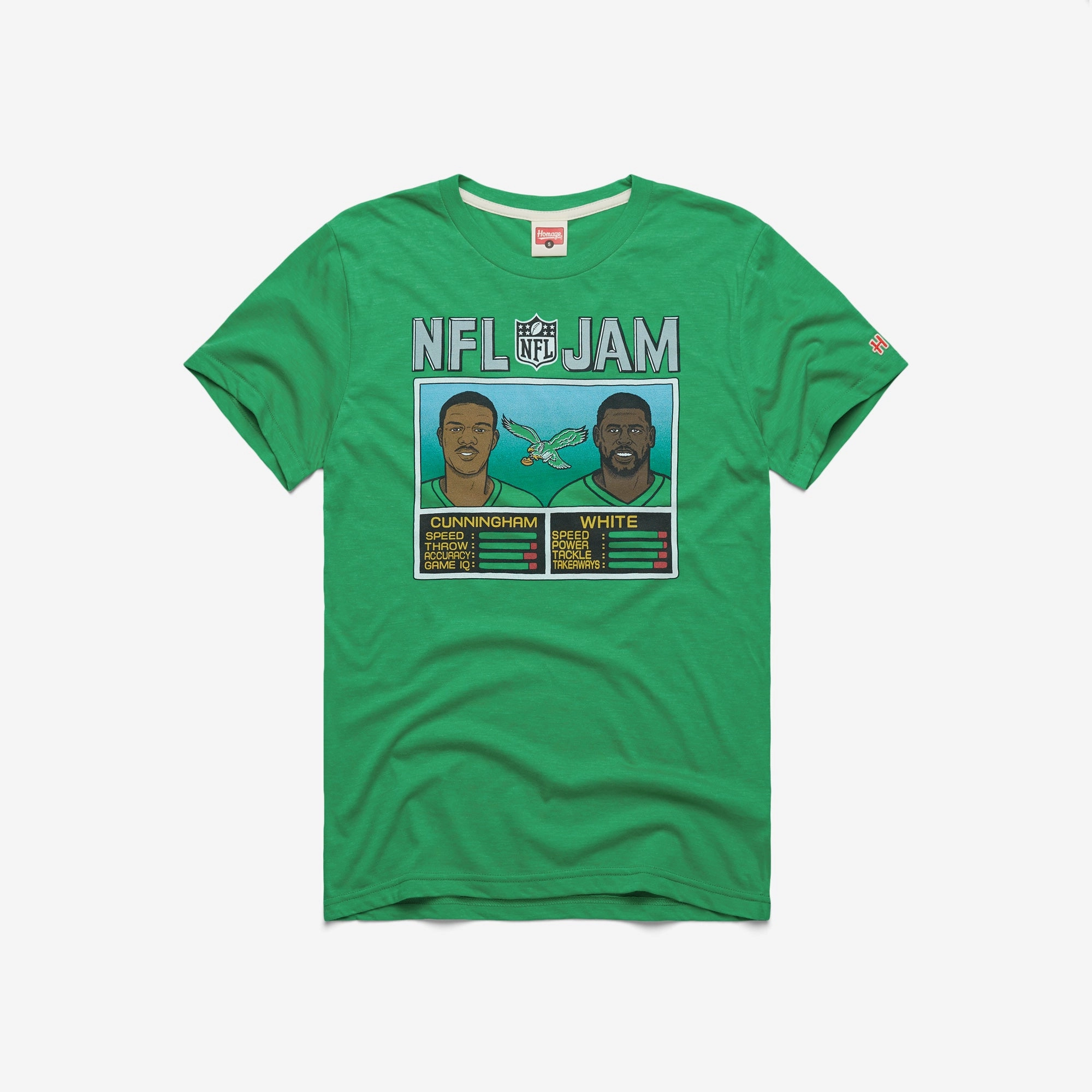 NFL Jam Eagles Cunningham And White