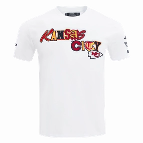 NFL KANSAS CITY CHIEFS CITY RANSOM MEN'S SINGLE JERSEY TEE (WHITE)