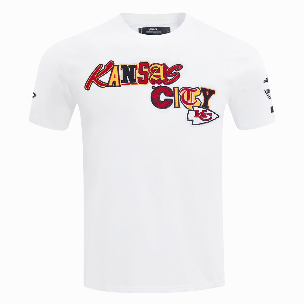 NFL KANSAS CITY CHIEFS CITY RANSOM MEN'S SINGLE JERSEY TEE (WHITE)