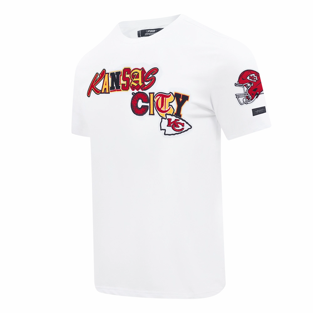 NFL KANSAS CITY CHIEFS CITY RANSOM MEN'S SINGLE JERSEY TEE (WHITE)
