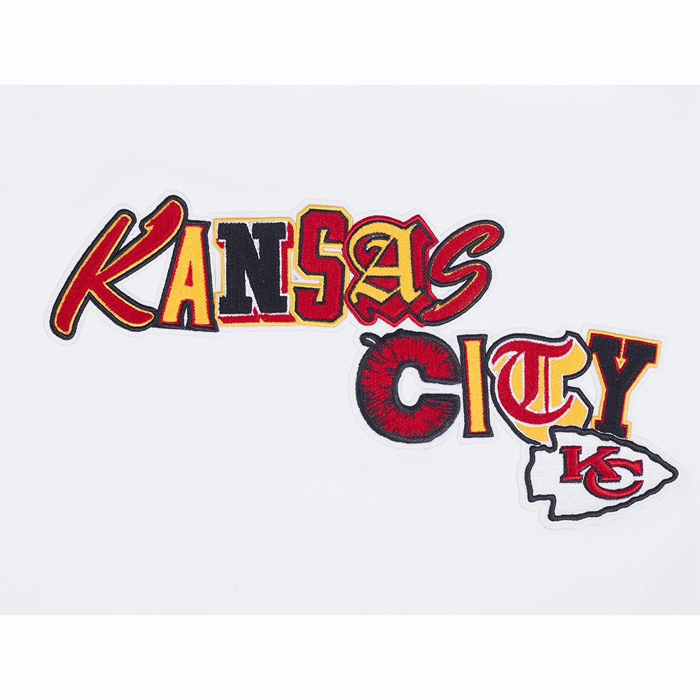 NFL KANSAS CITY CHIEFS CITY RANSOM MEN'S SINGLE JERSEY TEE (WHITE)