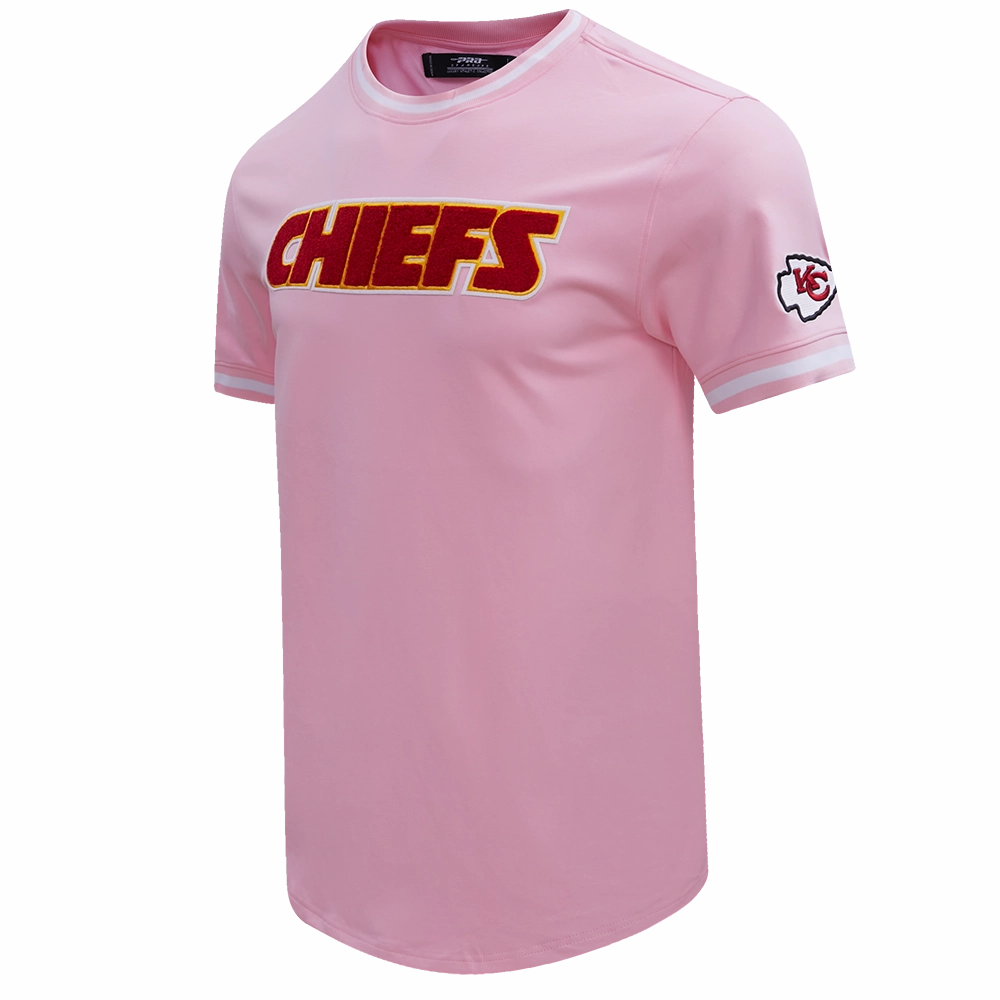 NFL KANSAS CITY CHIEFS CLASSIC CHENILLE MEN'S TEE (PINK)