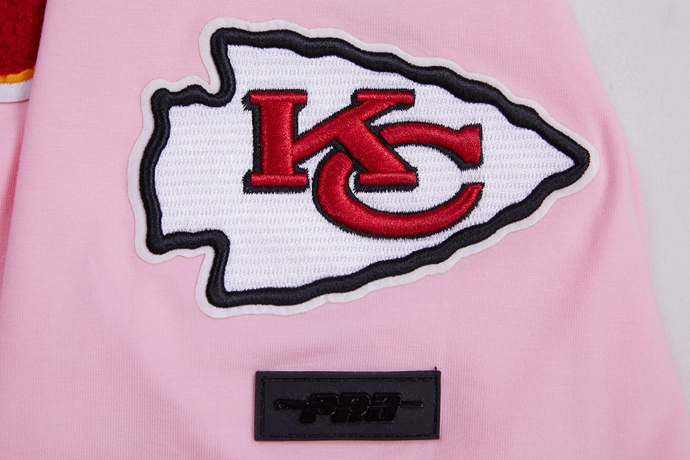 NFL KANSAS CITY CHIEFS CLASSIC CHENILLE MEN'S TEE (PINK)