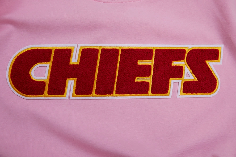 NFL KANSAS CITY CHIEFS CLASSIC CHENILLE MEN'S TEE (PINK)