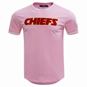 NFL KANSAS CITY CHIEFS CLASSIC CHENILLE MEN'S TEE (PINK)